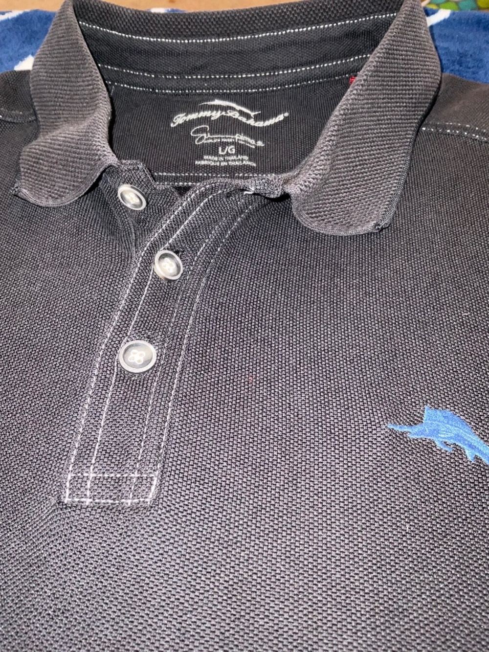 Tommy Bahama-Black-Emfielder Icon Polo-Large